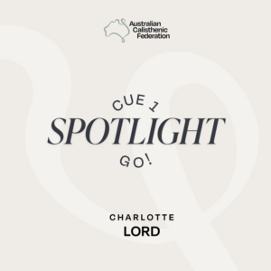 Cue 1 Spotlight GO! – Charlotte Lord