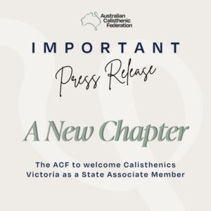 PRESS RELEASE – ACF & CaliVic : A New Chapter